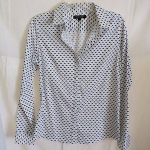 Banana Republic Tailored Non-Iron Blouse Size 10